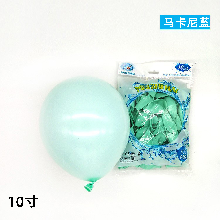 10 pulgadas Makani azul 100 piezas