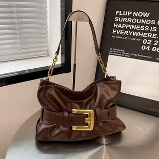 Fashionable underarm bag, capacious shoulder bag one shoulder, high-quality style