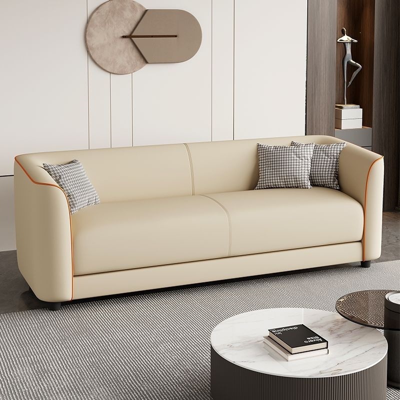 Three-seater simple office sofa, reception sofa, small apartment office reception sofa, office sofa wholesale