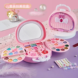 Игрушка для макияжа, комплект, камера, база под макияж, детская коробка для косметики, лак для ногтей, стиль «принцесса», подарок на день рождения