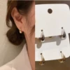 Silver earrings, silver 08 sample