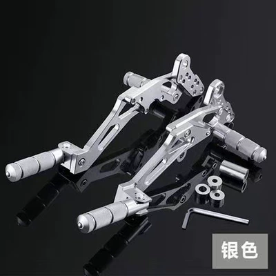 Monkey Electric Scooter M3/M5 Foot Motorcycle pedals - little-monkey-pedals-silver