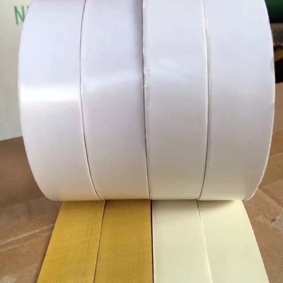 婚庆喜宴地毯对联专用高粘无痕不脱胶双面黄胶带、白胶带20MM*10M