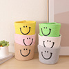 INS Smiling face Cotton rope Storage baskets children Toys Arrangement Storage basket Lanyard 1425