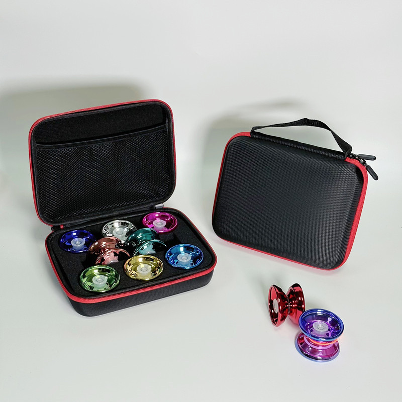 Bolsa de almacenamiento de bolas de yoyo multifuncional de 1-12 orificios Bolsa de bolas de amortiguación de vibraciones de punto Caja de almacenamiento de EVA Caja de colección portátil