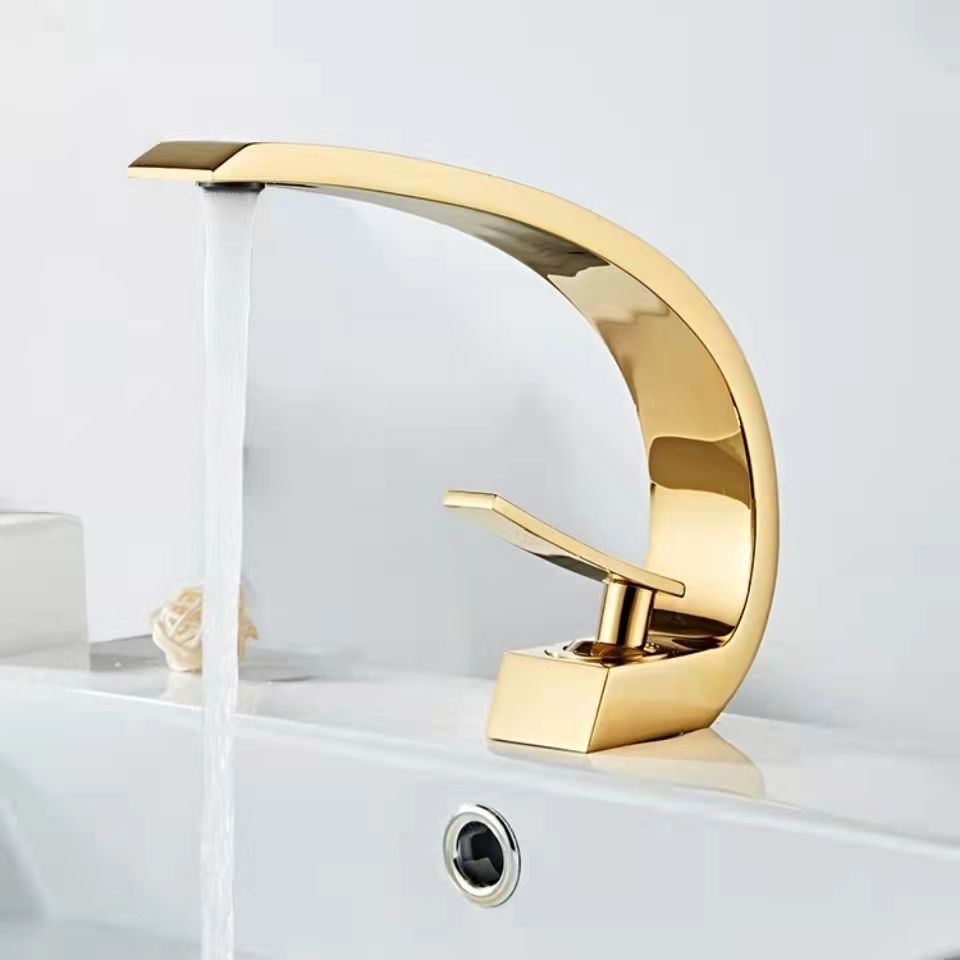 Brass basin faucet, Dalangtaosha series basin tap, ceramic basin tap, hot and cold mixed water tap for foreign trade