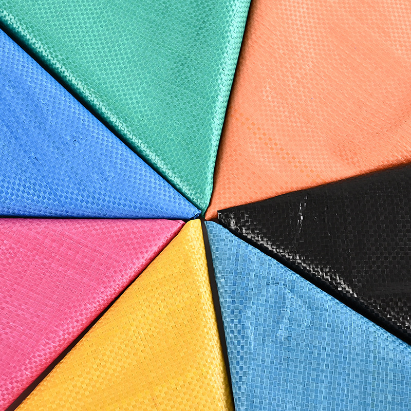 覆膜PP塑料编织袋防 水彩色物流打包塑料袋蛇皮袋饲料包装袋定 制