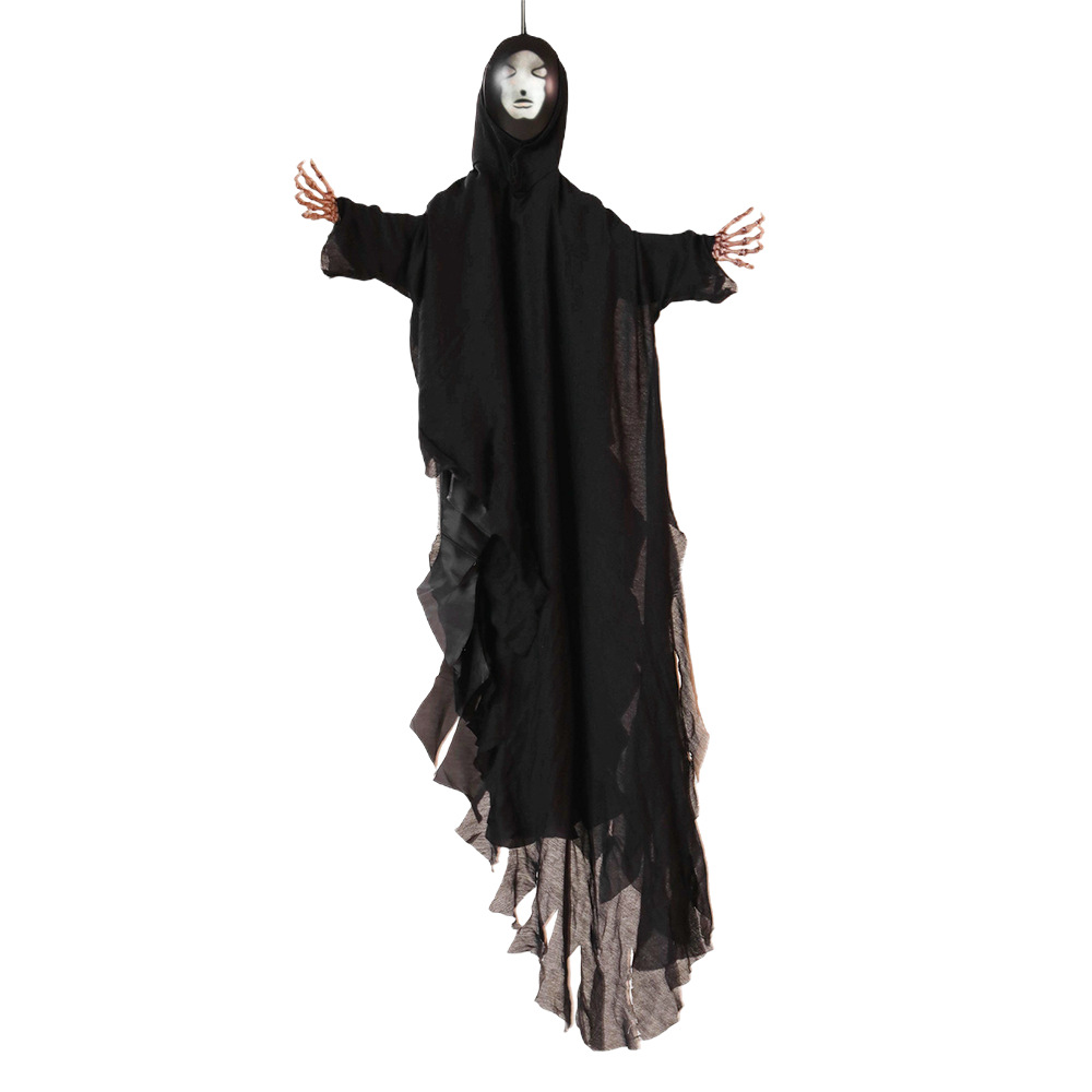 Halloween transfronterizo, fantasmas colgantes, sonido activado por voz, decoración a gran escala, habitación fantasma colgante, casa embrujada, decoración de fiesta, juguete complicado image 6
