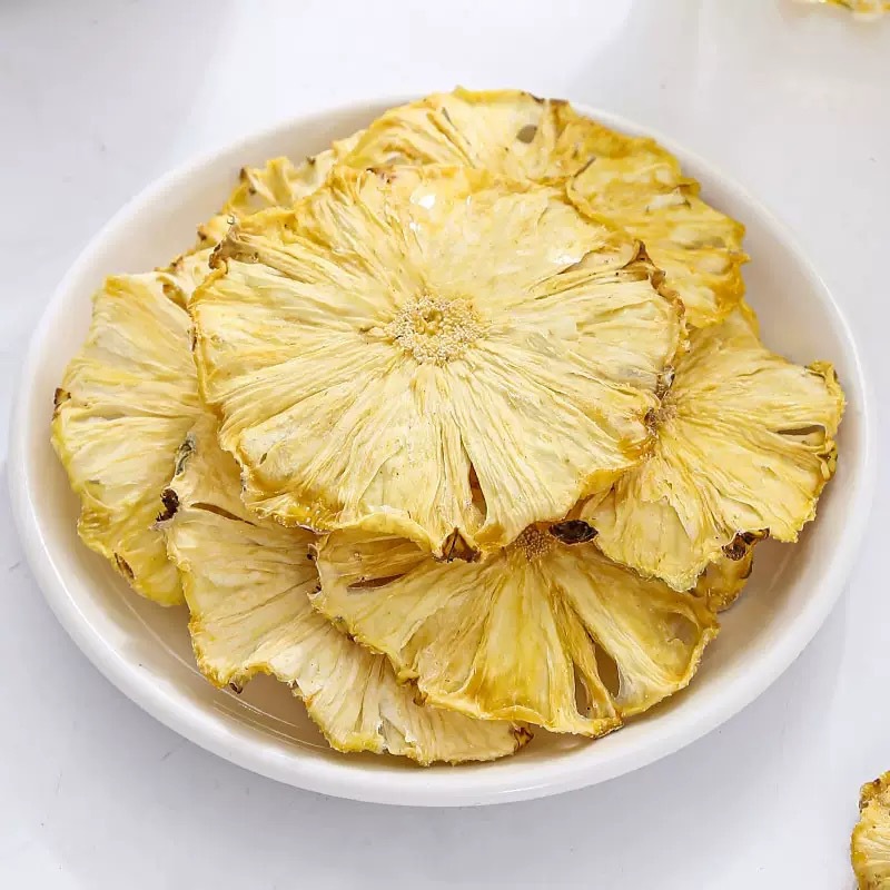 Dried Pineapple Slices 500g Sugar-Free Fruit Tea Bole Luo Gan Low-Temperature Dried Pineapple Chips for Brewing and Snacking overview