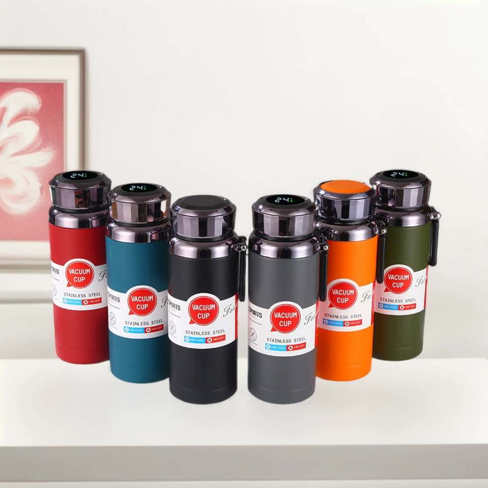 Amazon трансграничный электрический бизнес 316 интеллектуальная температура чашка портативная мода чайная чашка большой емкости автомобильный спортивный чайник