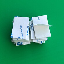 现货白色双面胶贴方形eva泡棉胶垫模切圆形强力高粘海绵泡沫垫片