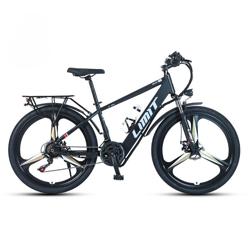 26 Inch Electric, LIMIT Auto Parts and Accessories - 26-inch-mens-bike-three-blade-wheel-21-speed-black-48v5ah