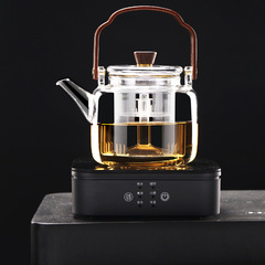 WBZ7 fully automatic electric ceramic stove special glass steaming teapot set household water steaming teapot steam black tea cooking
