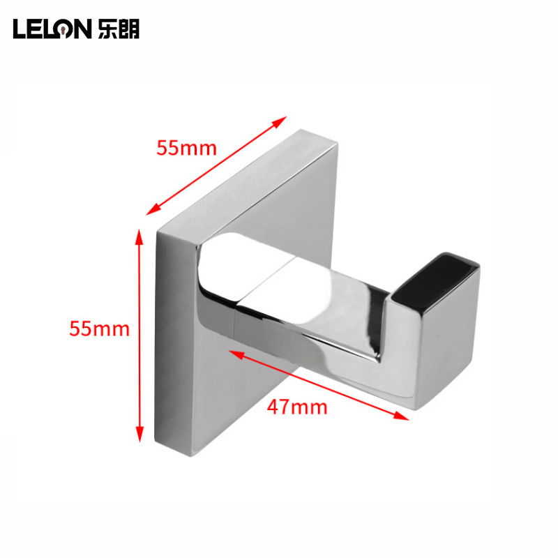Personalizado 304 acero inoxidable estante de baño estante de toallas de baño estante de toallas de gancho estante de toallas de papel de baño de tres piezas colgante conjunto