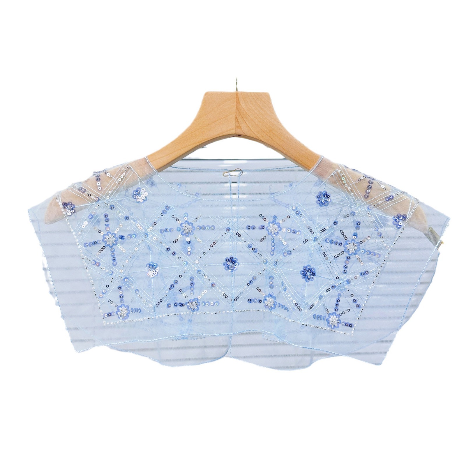 Europa y los Estados Unidos, cuello de esquinilla, collar bordado, ergena, ropa de moda, ropa infantil, accesorios, ropa transfronteriza image 5