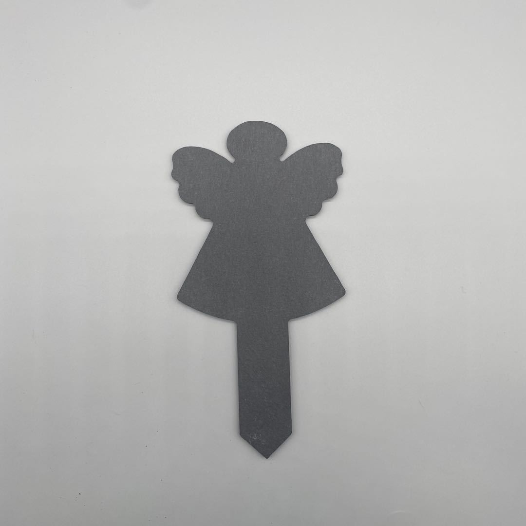 Inserto de flor de pizarra de piedra natural Árbol de Navidad en forma de corazón