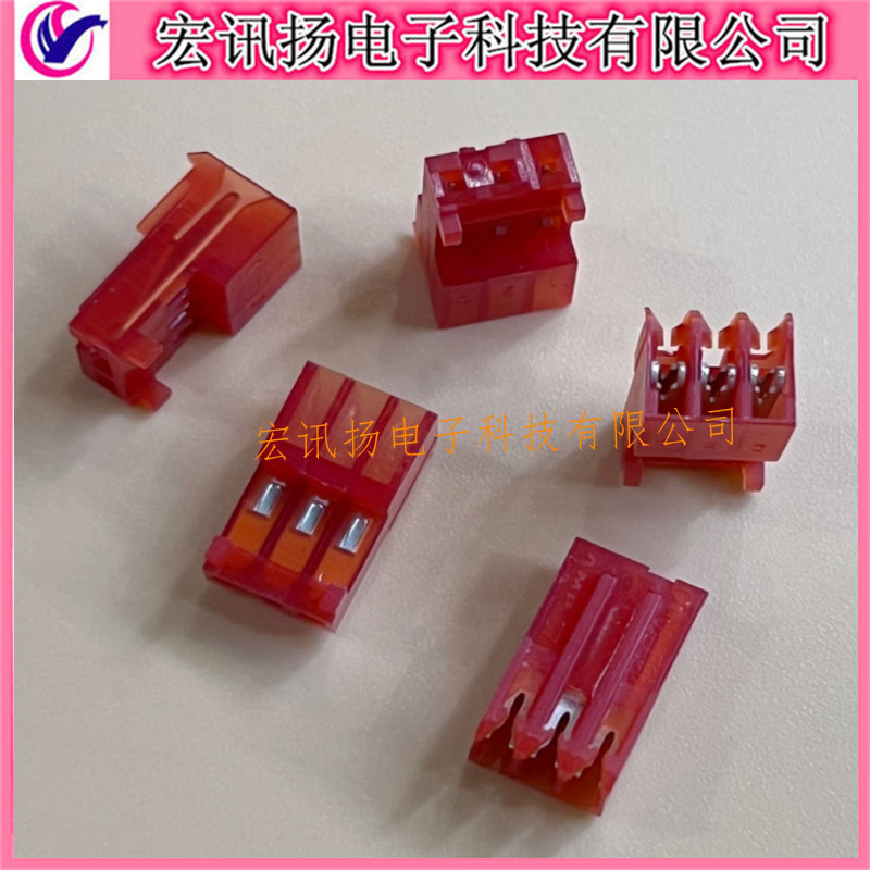 4-644511-3 原装TE/AMP 2.54mm间距-3Pin 镀金 22 AWG IDC连接器