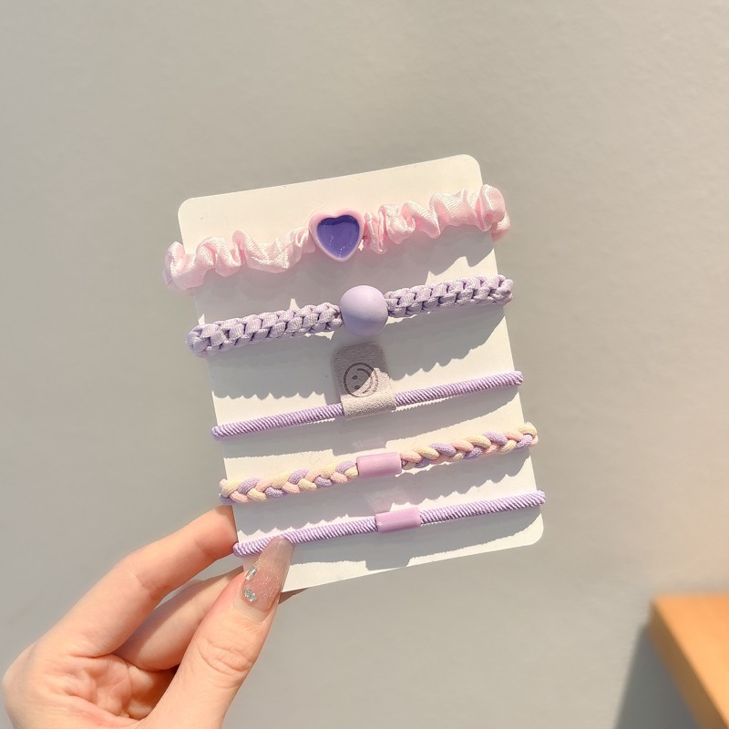 Juego de 5 piezas moradas