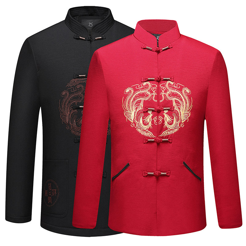 情侣唐装男中老年人爸爸生日宴会外套老人爷爷奶奶过寿中国风男装