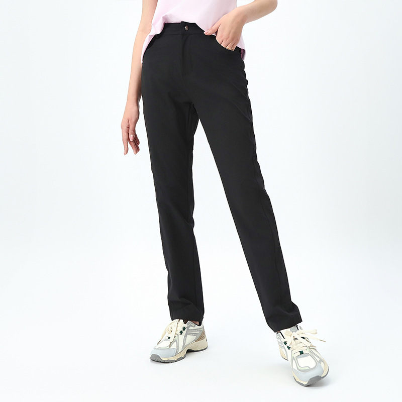 Kailas Stone Women's Summer Thin Ice Silk Loose Casual Pants, Jogger Straight-Leg Running Pants, Quick-Drying