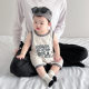 Baby jumpsuit summer thin Korean-style men's baby clothes summer cool vest for newborn children summer climbing clothes