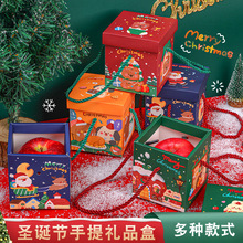 圣诞节苹果包装盒学生平安夜祝福礼物包装伴手礼儿童圣诞礼品包装