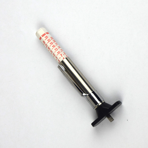 Colorful scale plastic tire tread depth gauge 0-25mm depth meter tread depth gauge tire tread depth gauge tire tread pen