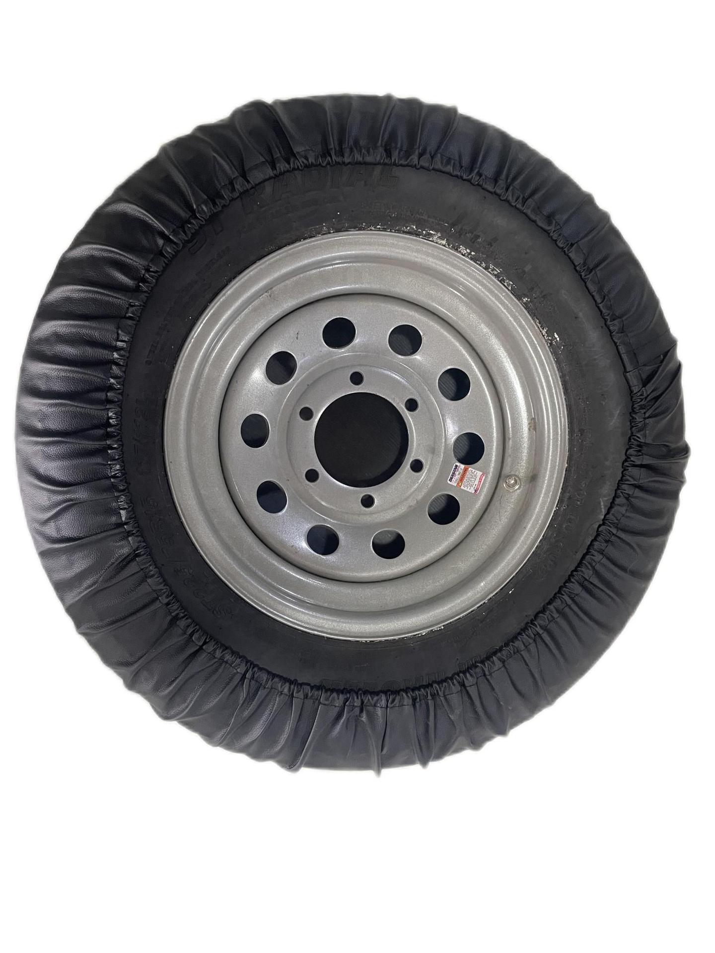 Pvc Leather Waterproof, Dustproof and Sunproof Suv Rv Spare Tire Cover Tire Cover Car Spare Tire Protective Cover Custom Logo