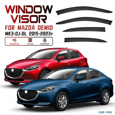 Suitable for Mazda MAZDA Demio Window visor Car Window Sunny Rain Shield Rain Eyebrow
