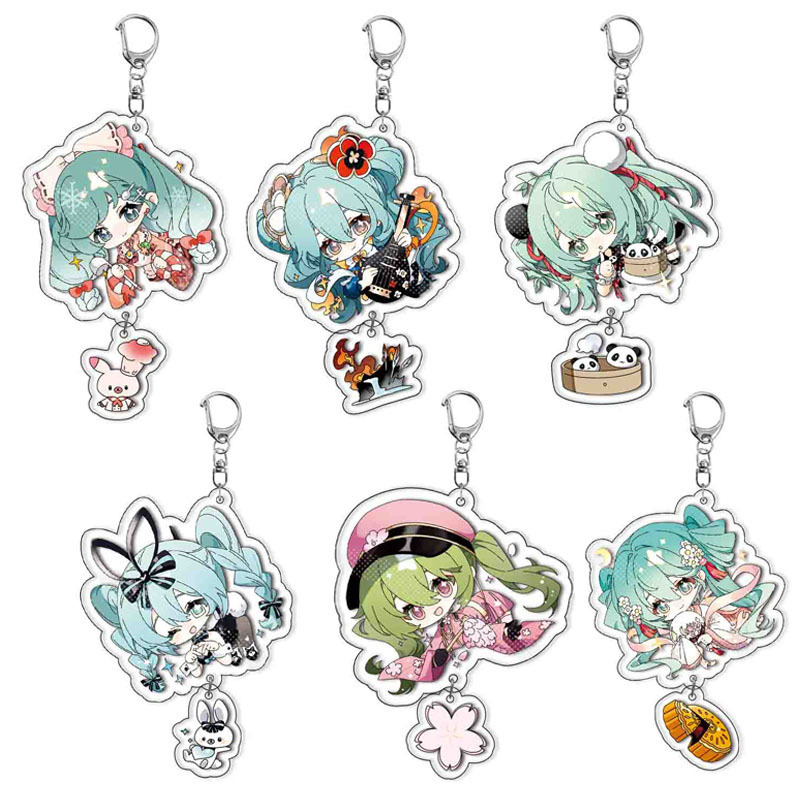 [Slayer] Hatsune Miku Princess Highness Acrylic Keychain Virtual Idol Peripheral Ready-Made Pendant