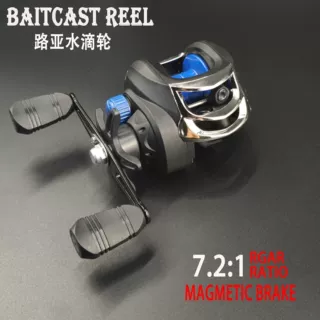 AK水滴轮泛用远投金属防炸线打黑专用筏钓轮路亚微物鱼轮渔具批发