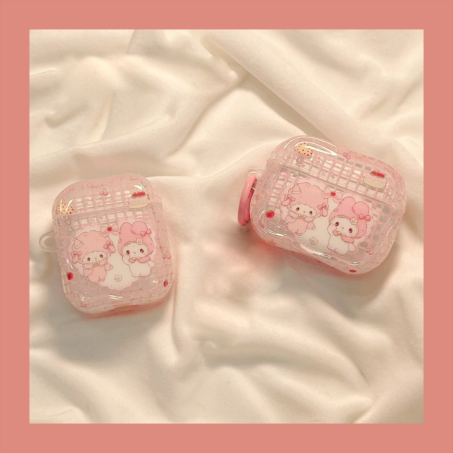 Pink Melody para AirPods 4 generación de auriculares AirPods Pro 2 generación 3 generación de estuche Bluetooth