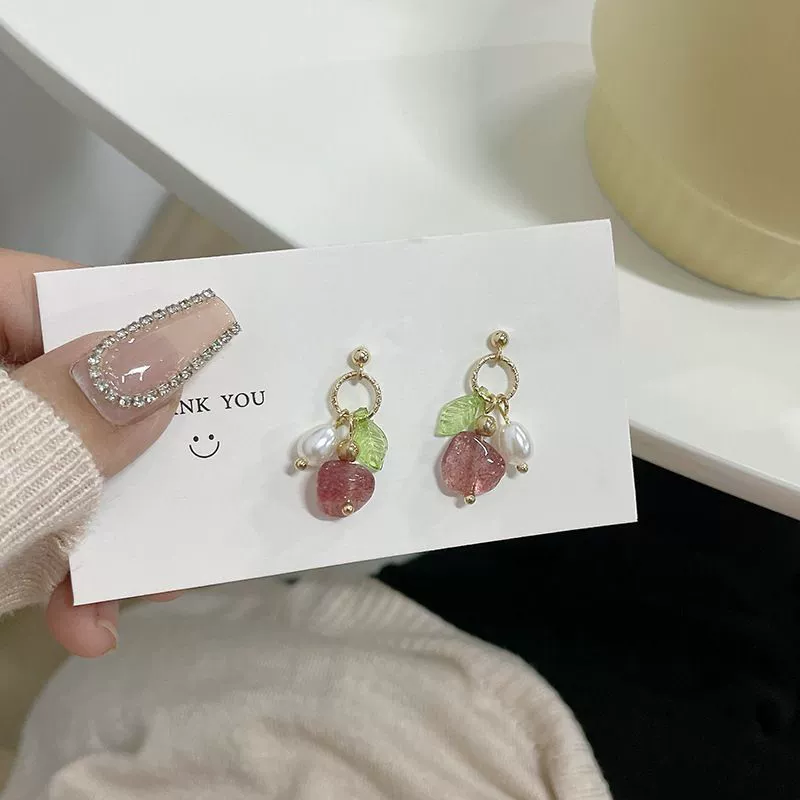 Ретро серебряная игла, милые универсальные серьги, серебро 925 пробы