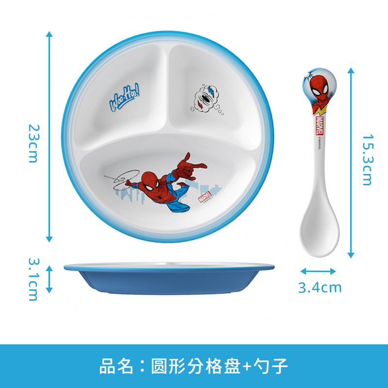 Spider-man plate + spoon