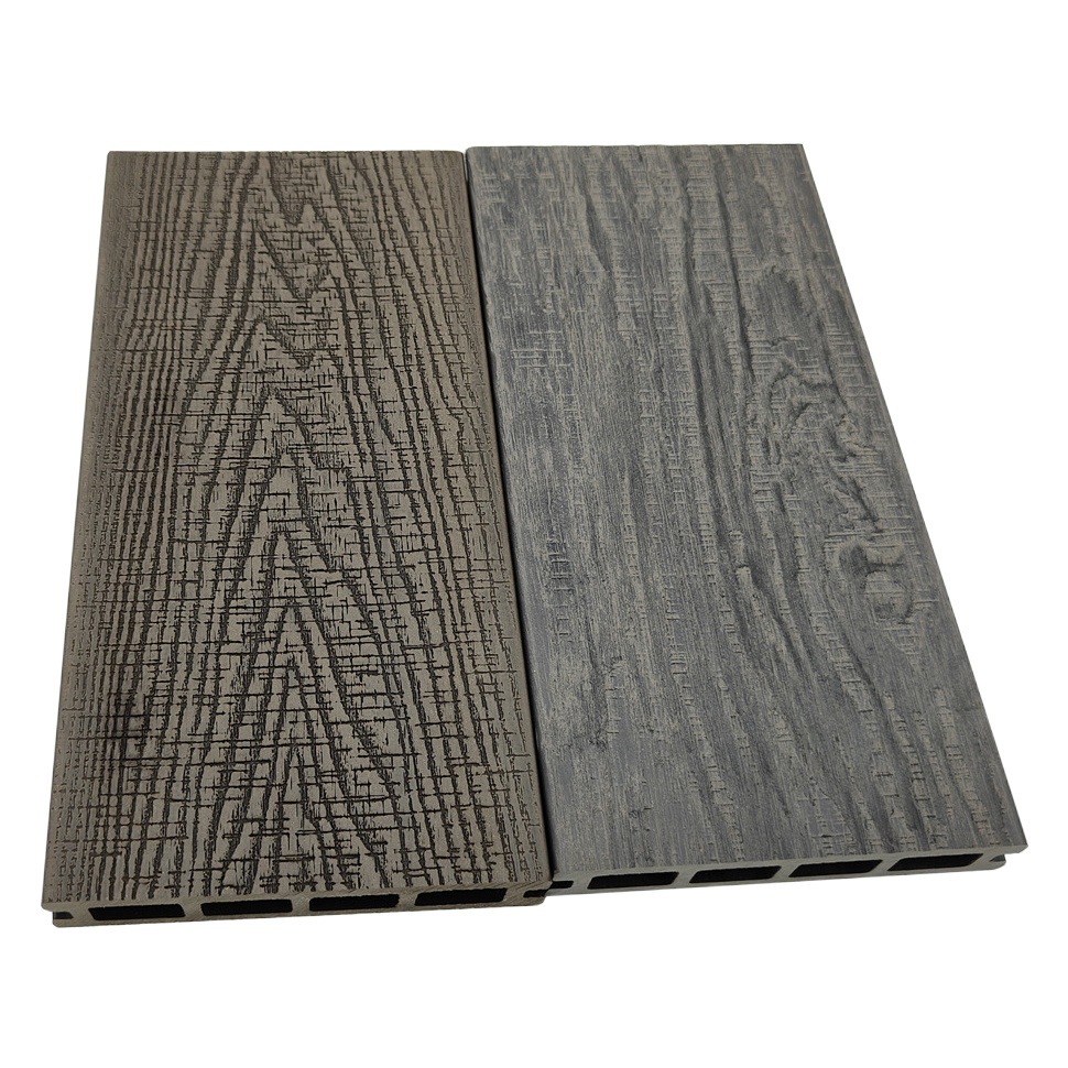 Madera plástico WPC piso generación profunda en relieve viejo barco madera grano protección del medio ambiente plástico madera Material 146*25 al aire libre patio pasarela