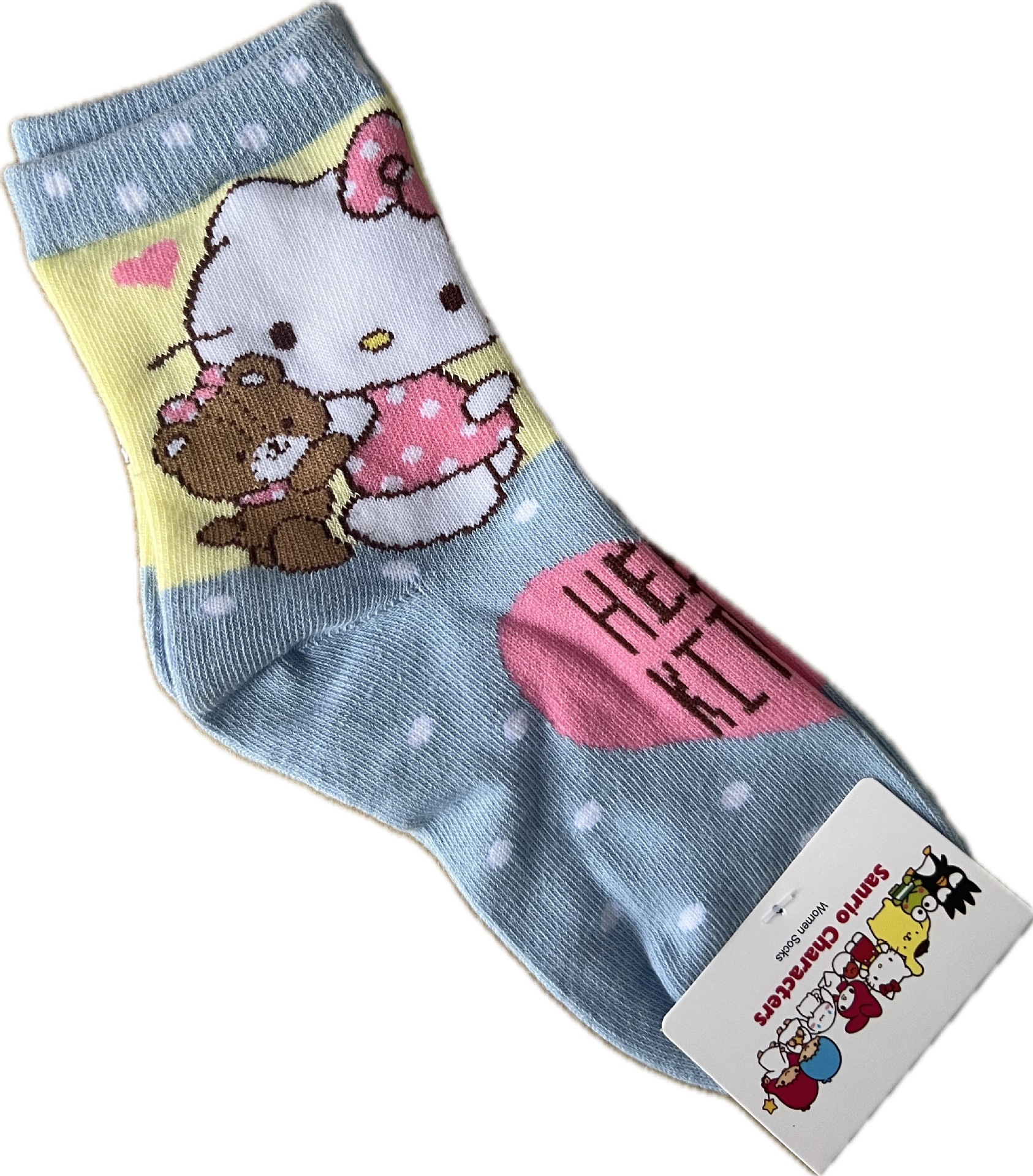 Sanrio calcetines de mujer de estilo coreano dulce dibujos animados japoneses lindos a media pantorrilla ins Calcetines de perro yugui coolomi del todo partido