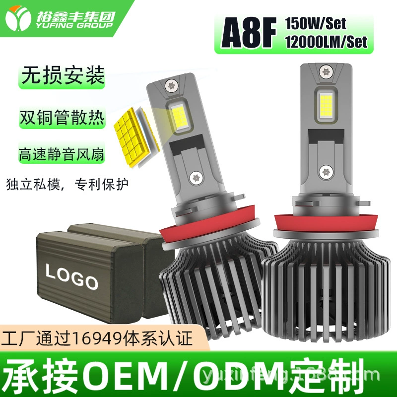 Автомобильные светодиодные фары Yuxinfeng h7, лампа H1, дальний свет, пушка H4, интегрированный дальний и ближний свет, подходит для модификации автомобиля Lada