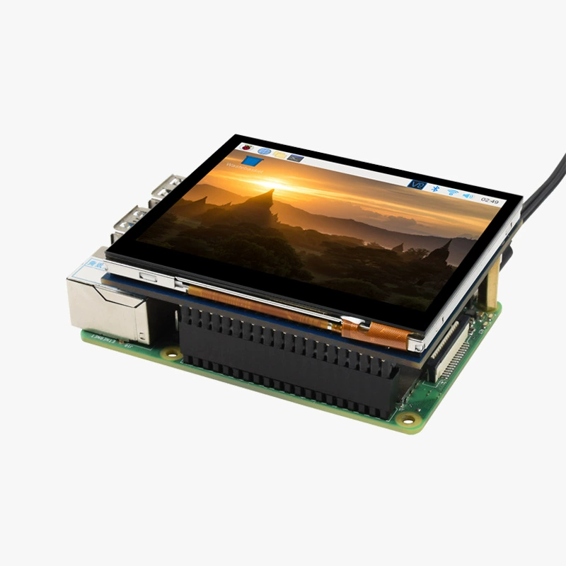 Микро-экран Micro Snow Berry Pi 3.5 дюйма сенсорный дисплей HD дисплей поддерживает Raspberry Pi 3/4/Zero полную серию