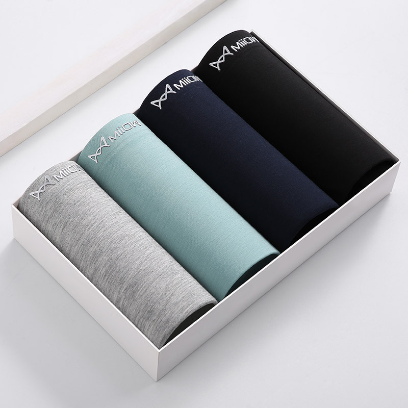 07 시리즈 [4팩 - 쑥항균가랑이 - 60개입] 블랙 + 다크블루 + 플로럴 그레이 + 블루그린