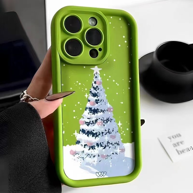 Árbol de Navidad de esmeril-verde-nieve 1103