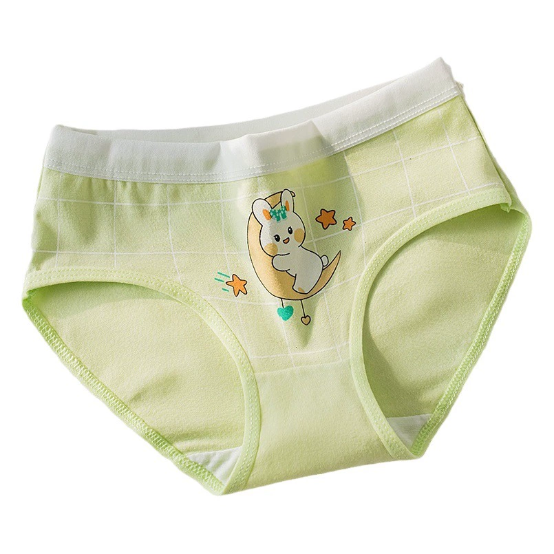 Нижнее белье для девочек Хлопковые трусы для маленьких девочек среднего и большого возраста для студентов Свежие и удобные трусы в новом стиле Детское нижнее белье для женщин