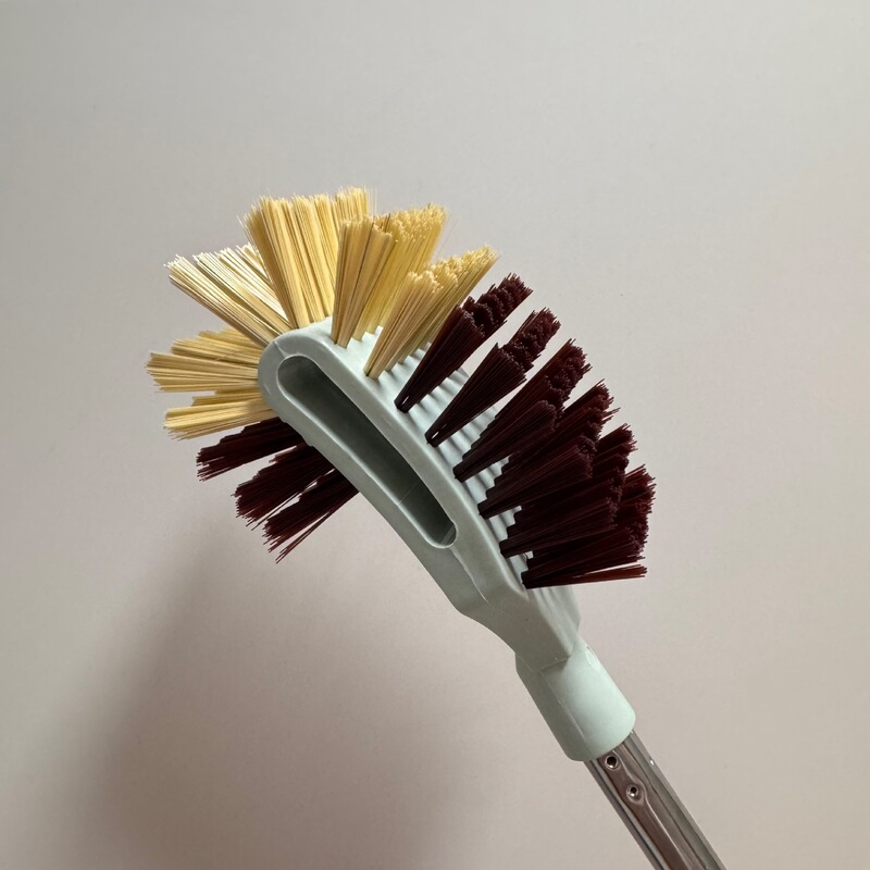 厂家新款双面马桶刷批发家用卫生间厕所清洁不锈钢马桶刷长柄刷子|undefined