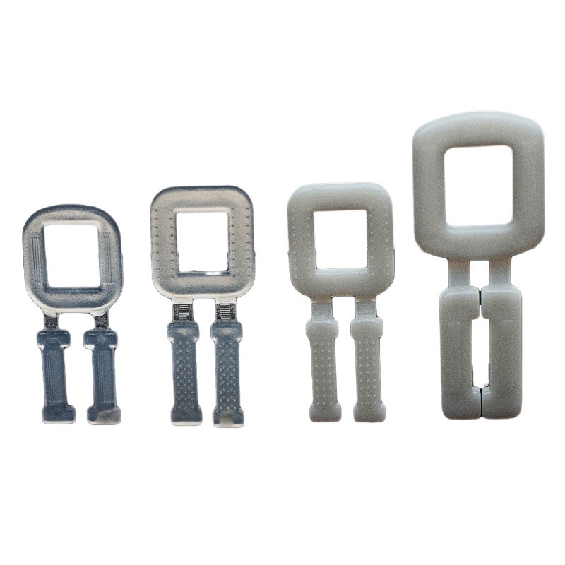 Plastic Packing Buckle, Transparent Buckle, Manual Packaging Strap, Plastic Hand-Pull Buckle, Anti-Slip Herringbone Plastic Buckle for Carton Packing