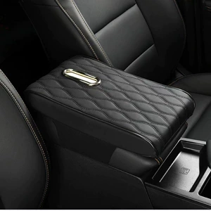 Factory cross-border direct sales four seasons universal comfortable breathable non-slip car height pad car paper-drawing armrest box pad