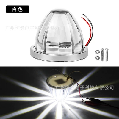 Other lights — Lights, Truck Width Indicator Lights, Indicator - white-always-bright-single-package-9-30v-without-bracket
