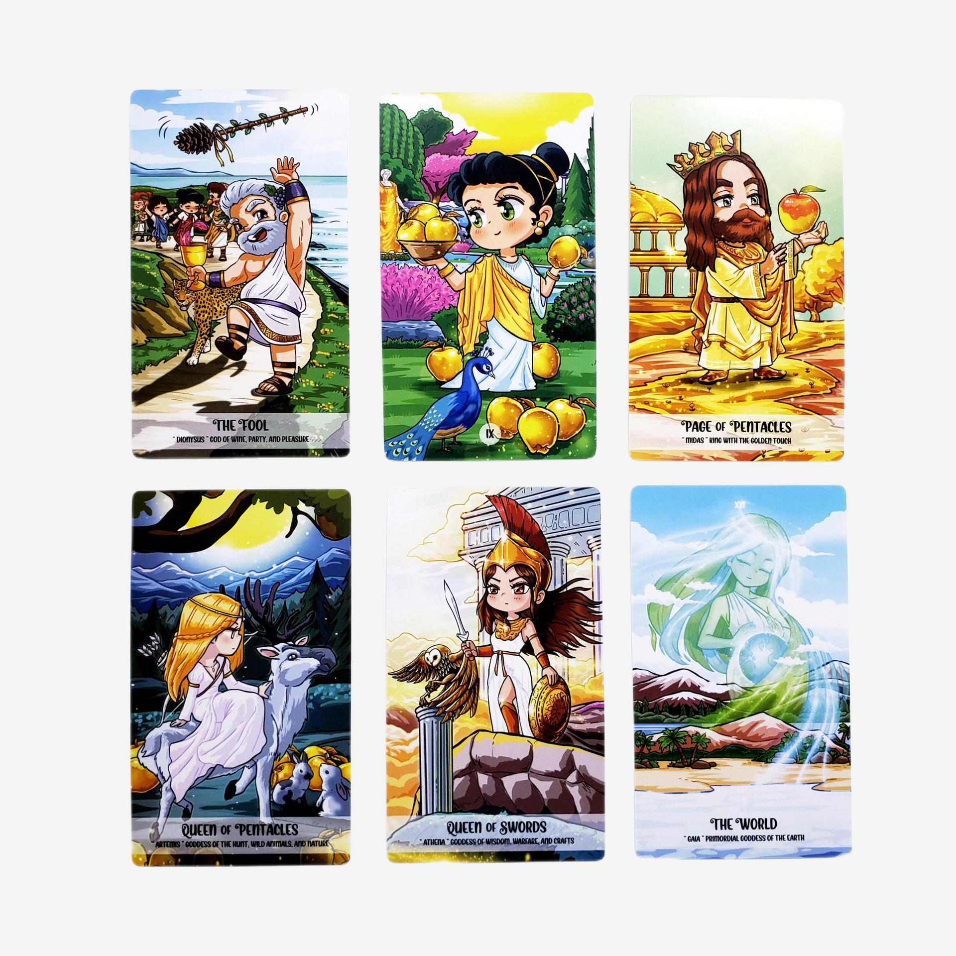 Gioco di carte tarot greco pythia per feste e party games_voghion.com