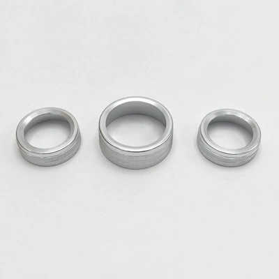 Air Conditioning Knob Ring – Other Automotive Interior Supplies - silver-three-piece-set