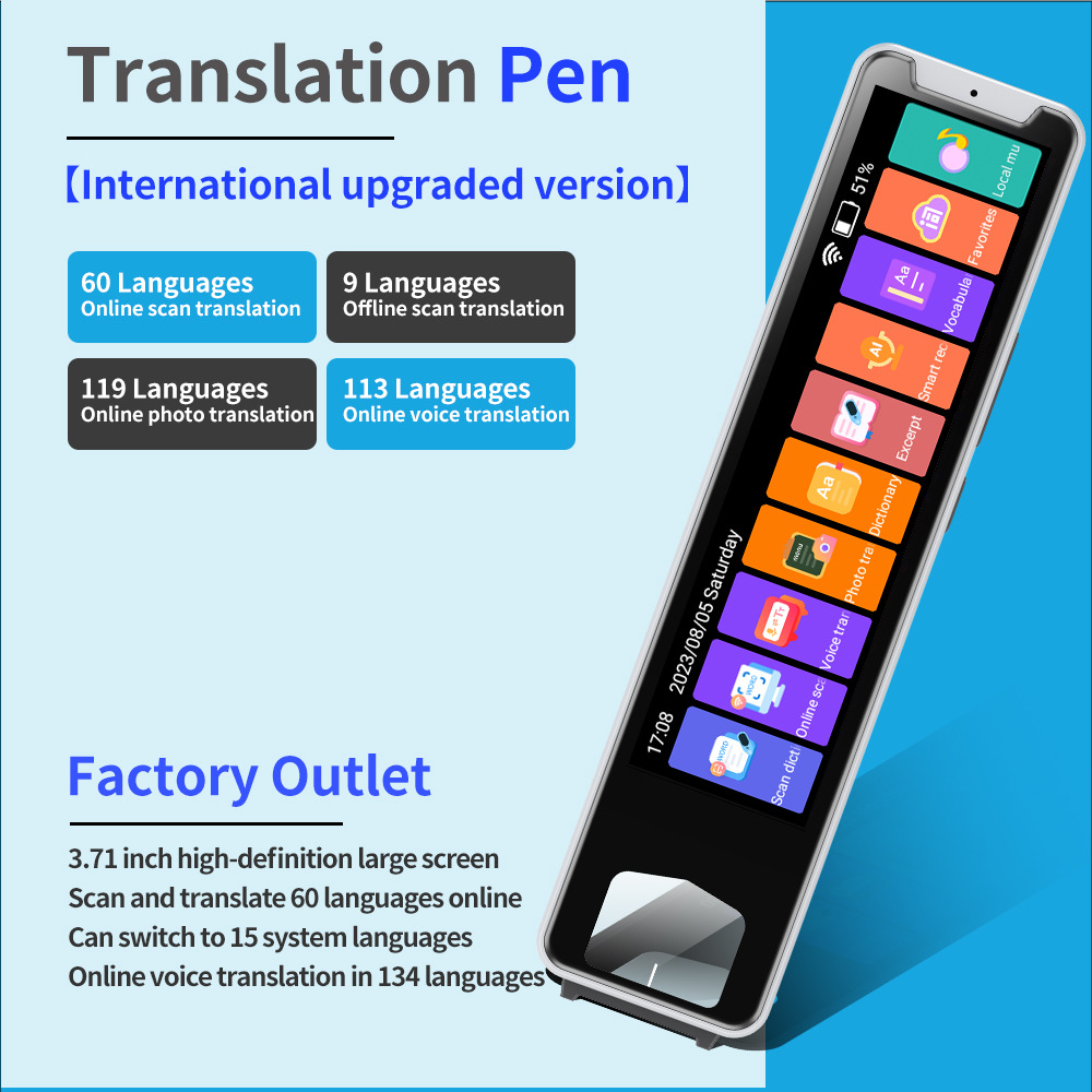 Pens scanned pen translation pens Intelligent Device Offline Scan Translation Pen 4