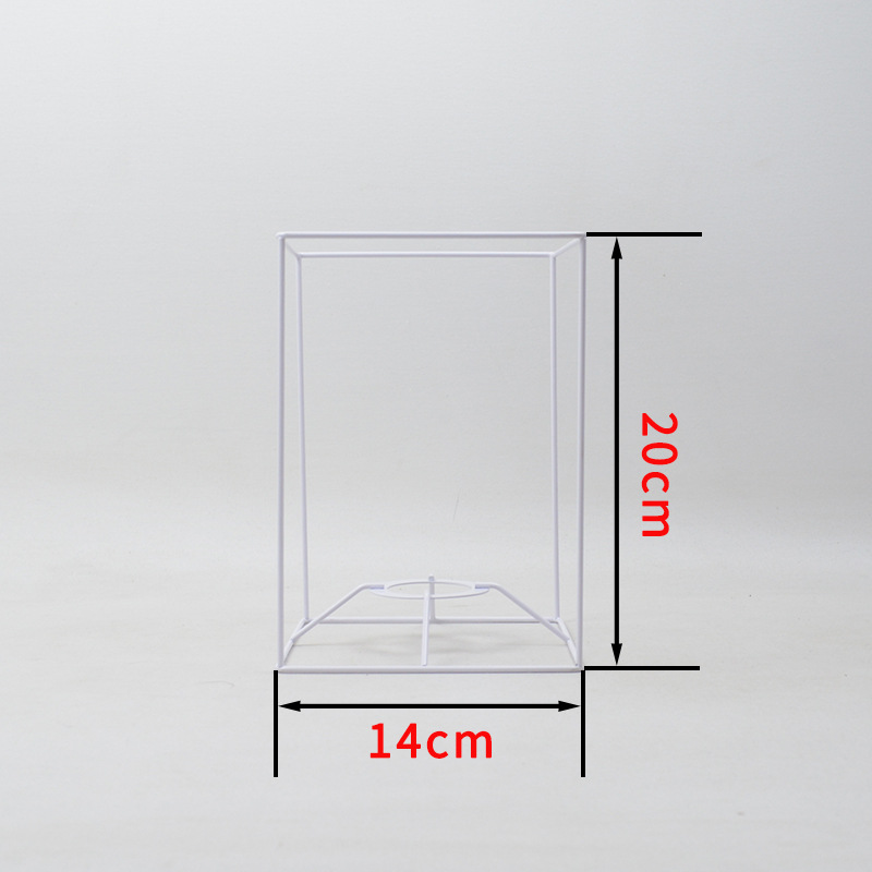 [Xianfan] ins tela casera cuerda trenzada pantalla estante de hierro E27 accesorios de iluminación bricolaje marco de hardware