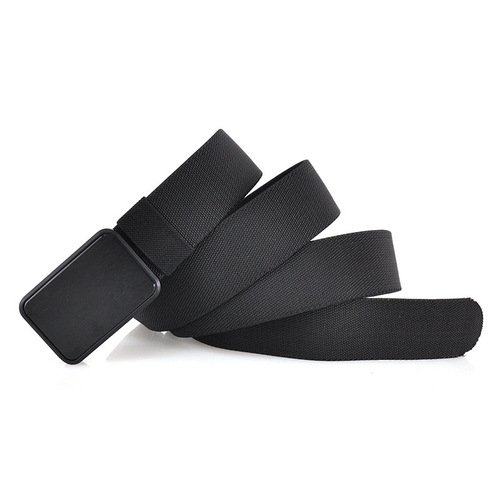 New military fans outdoor tactical magnetic buckle belt men's five-pointed star lightweight canvas belt versatile and casual